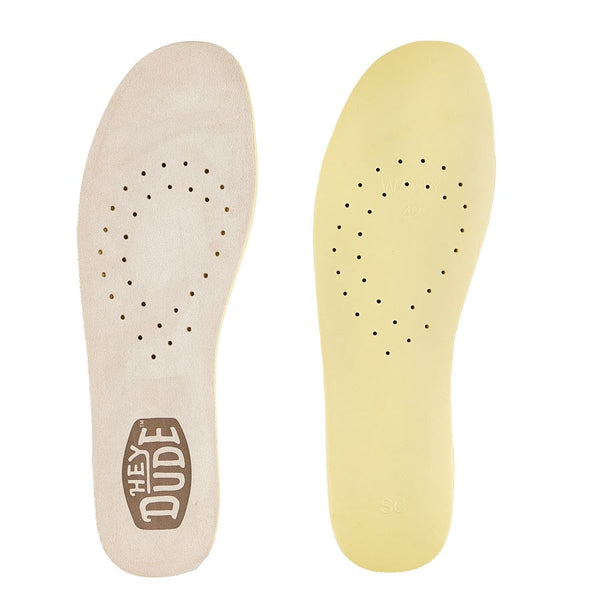 Micro Suede Insoles - Tan for Men's Slip-On Shoe - 12