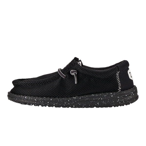 Wally Youth Heathered Mesh Black - Boy's Shoes