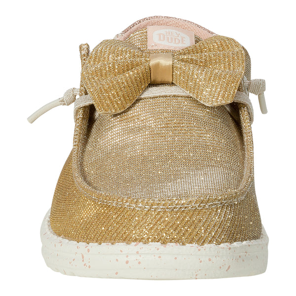 Rose Gold Sparkly Hey Dudes Bow Hey Dude Gold Sparkle Wendy