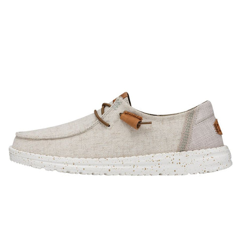 Wendy Washed Canvas Cream - Women's Casual Shoes