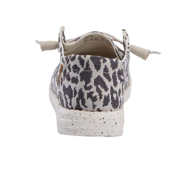 Wendy Woven Cheetah Grey - Women's Casual Shoes