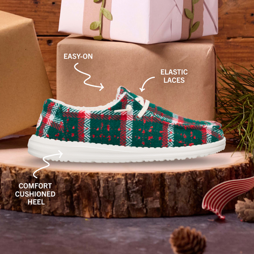 Wendy Confetti Plaid Cozy - Red/Green/Multi - 2