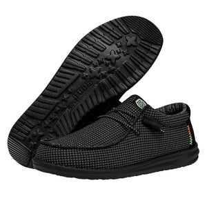 Wally Sport Mesh Black/Black - Men's Casual Shoes