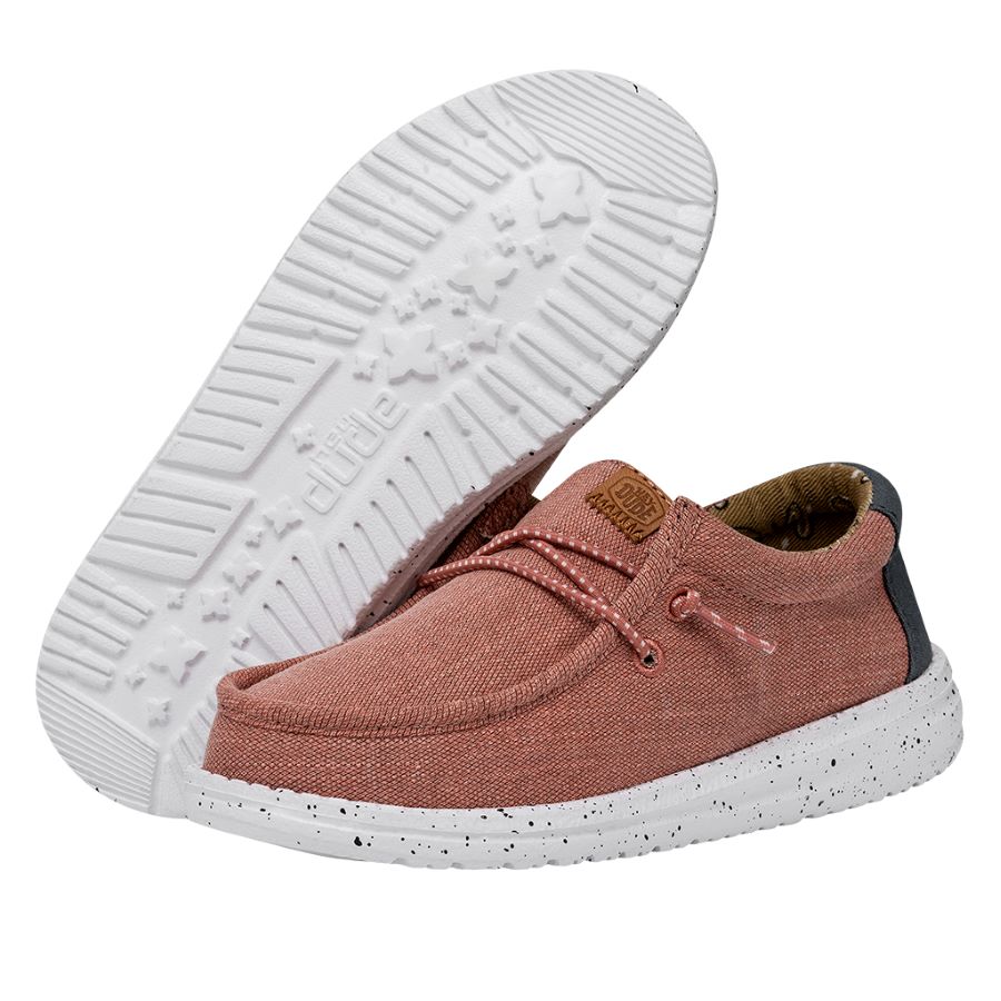 Wally Youth Washed Canvas - Red