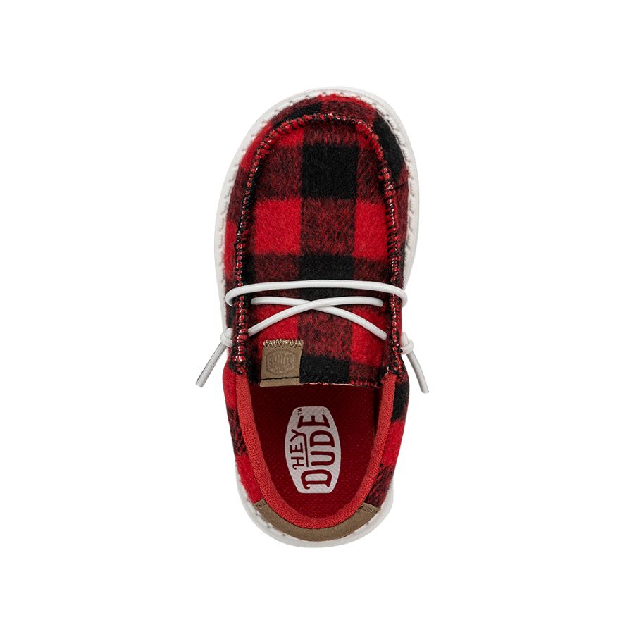 Wally Toddler Buffalo Plaid - Red and Black Plaid
