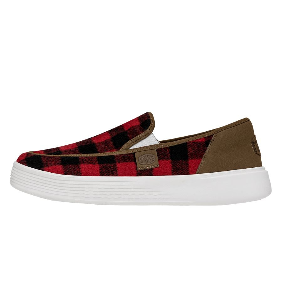 Sunapee Buffalo Plaid HEYDUDE shoes