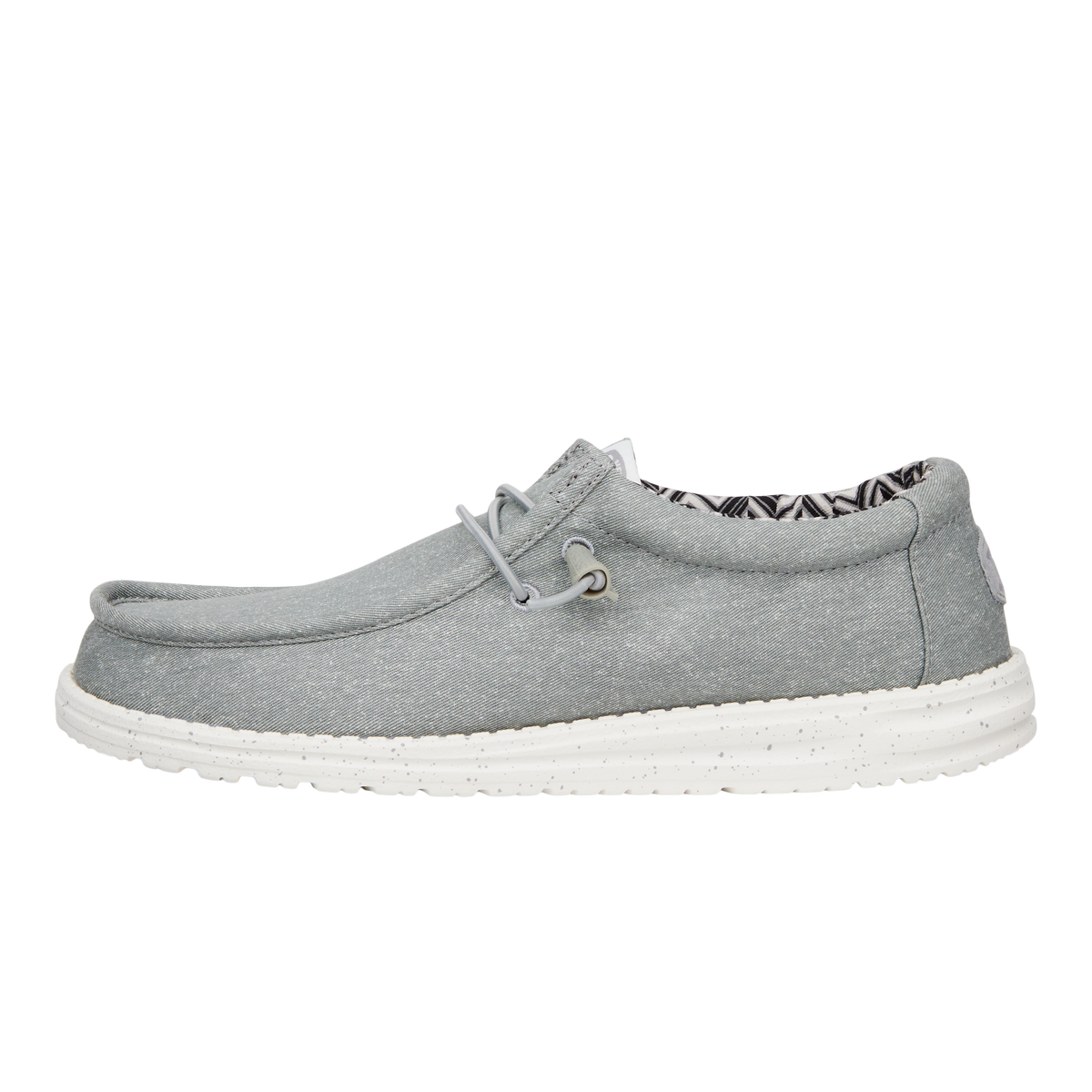 Wally Stretch Canvas Light Grey - Men's Casual Shoes