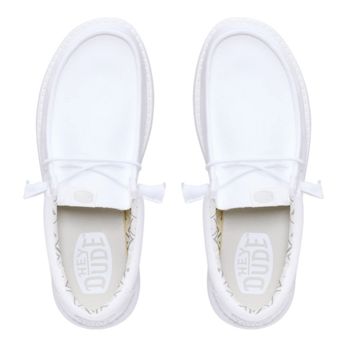 Wally Stretch Canvas - White/White