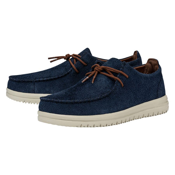 Stowe Suede Navy - Men's Casual Shoes | HEYDUDE shoes