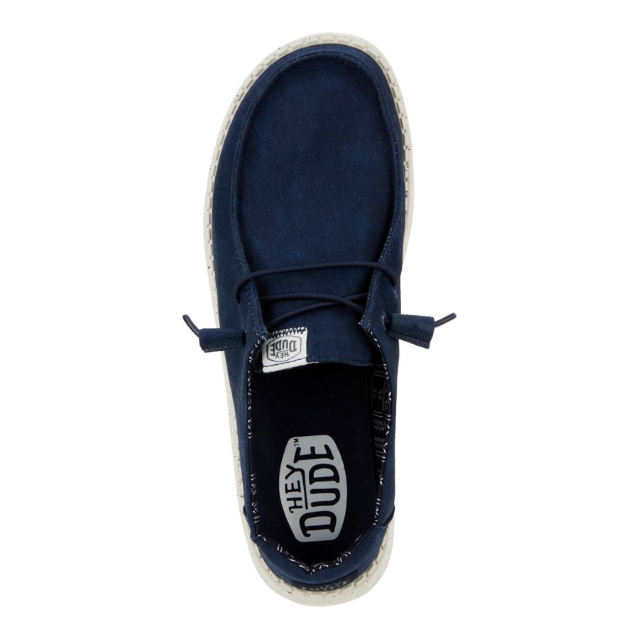Wendy Stretch Canvas Navy - Women's Casual Shoes