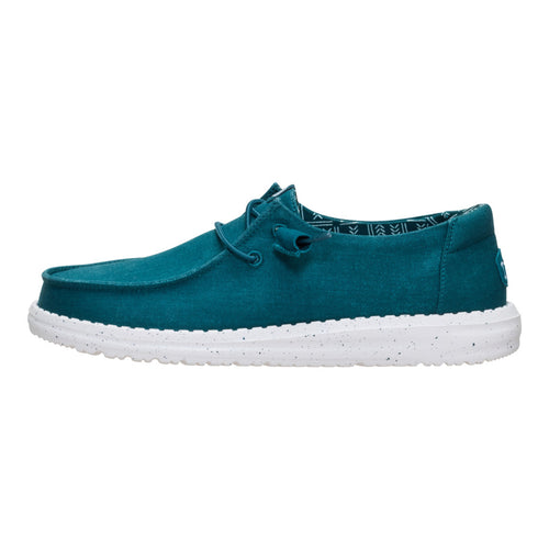 Wendy Stretch Canvas Deep Teal - Women's Casual Shoes