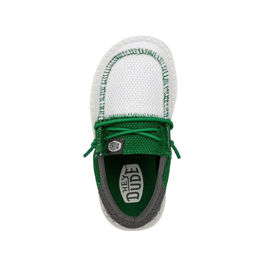 Wally Toddler Tri Sport Mesh Green - Boy's Toddler Shoes | HEYDUDE shoes