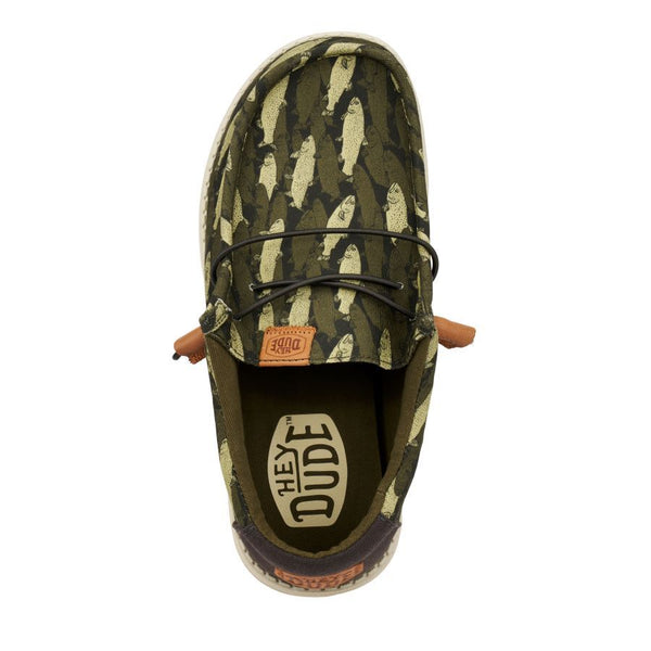 Wally Toddler Fish Camo - Olive