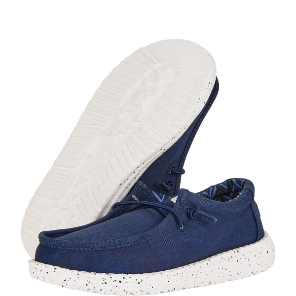 Wally Youth Stretch Canvas - Navy
