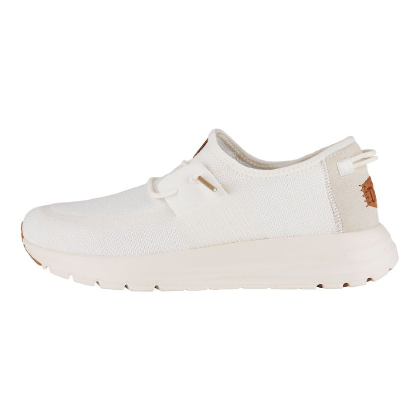 Sirocco Neutrals White/White - Men's Sneakers | HEYDUDE shoes