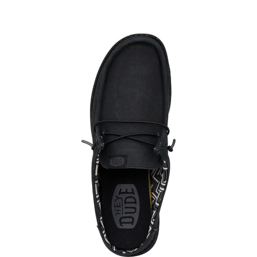 Wally Slip Stretch Canvas - Black/Black - 4