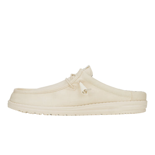 Wally Slip Stretch Canvas - Bone White - 1