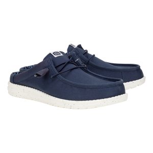 Wally Slip Stretch Canvas Navy – HEYDUDE shoes