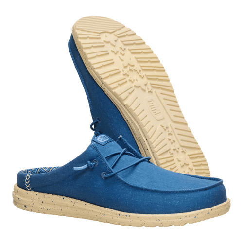 Wally Slip Stretch Canvas - Ensign Blue/Boulder Tan - 3