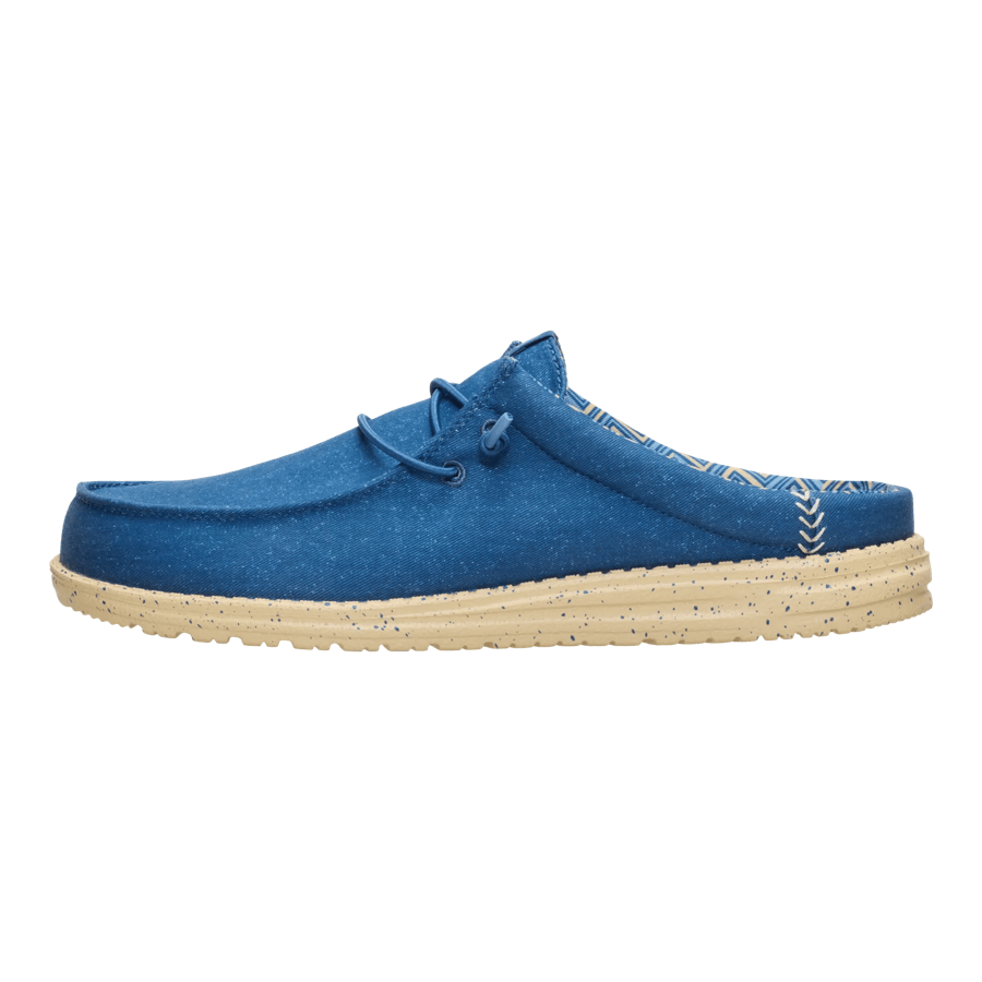 Wally Slip Stretch Canvas - Ensign Blue/Boulder Tan - 1