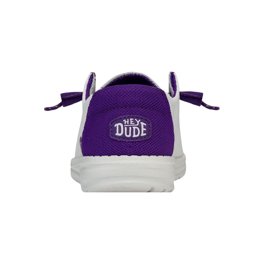 Wendy TCU Purple/White - Women's Casual Shoes | HEYDUDE shoes