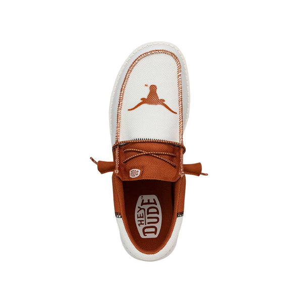 Wally Tri Texas Longhorns Burnt Orange - Men's Casual Shoes | HEYDUDE shoes