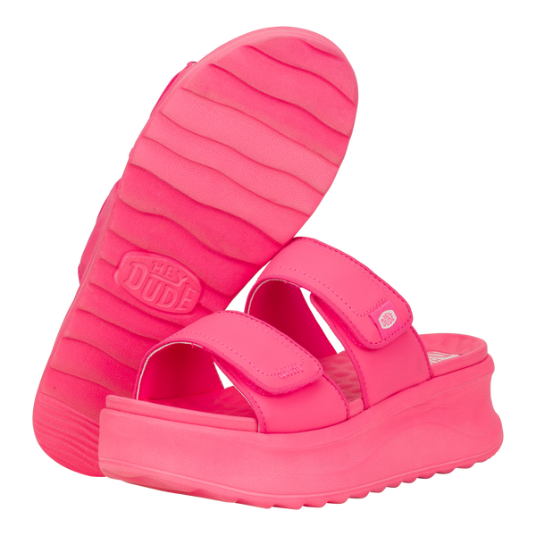 Delray Slide Mono - Electric Pink