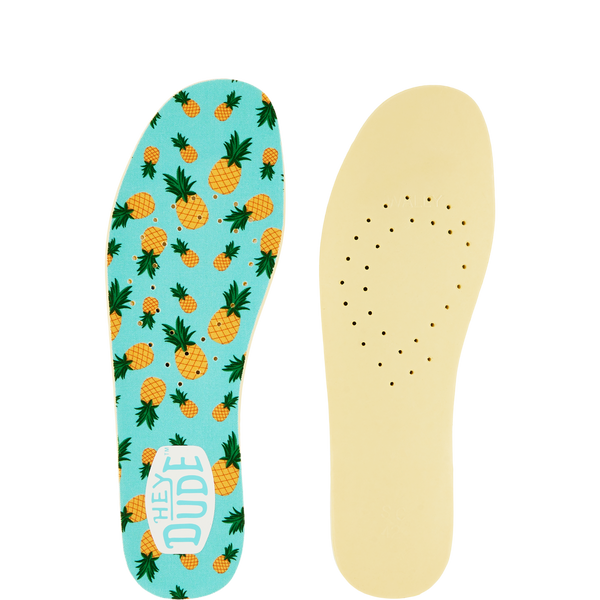 Pineapple Insoles - Teal
