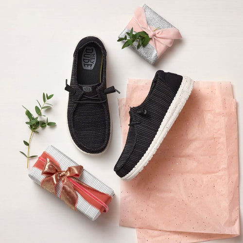 Wendy Stretch Sox - Black/White - 2