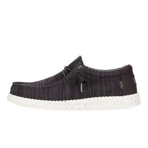Wally Stretch Sox Black Slip On Shoes HEYDUDE – HEYDUDE shoes
