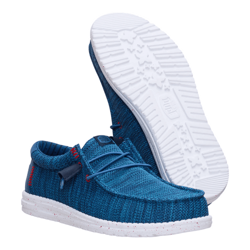 Wally Stretch Sox - Ensign Blue/Multi – HEYDUDE shoes