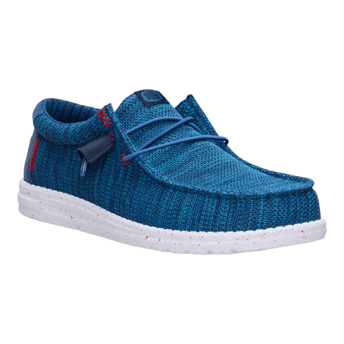 Wally Stretch Sox - Ensign Blue/Multi – HEYDUDE shoes