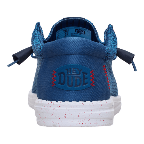 Wally Stretch Sox - Ensign Blue/Multi – HEYDUDE shoes