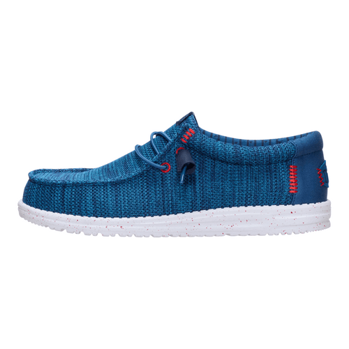 ゆゆゆ Wally Stretch Sox - Ensign Blue/Multi – HEYDUDE shoes