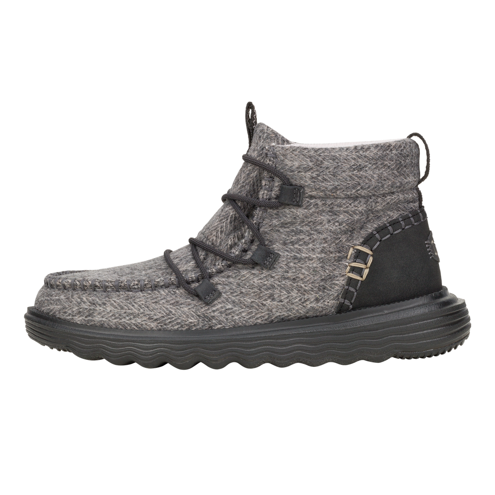 Reyes Heathered - Black - 1