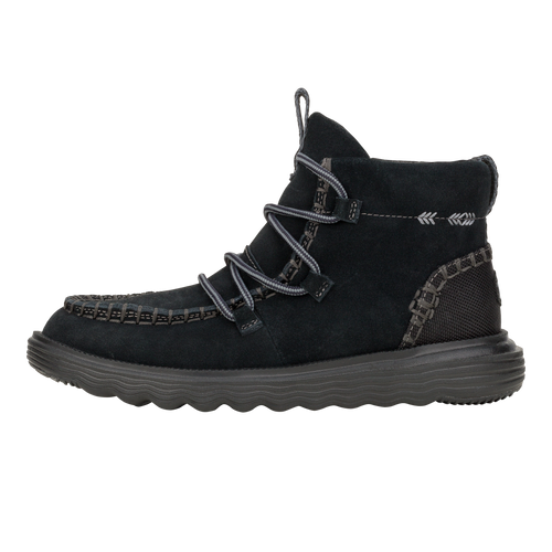 Reyes Suede - Black/Black - 1