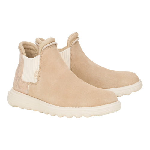 Branson Womens Suede Novelty - Sand/Snake - 2