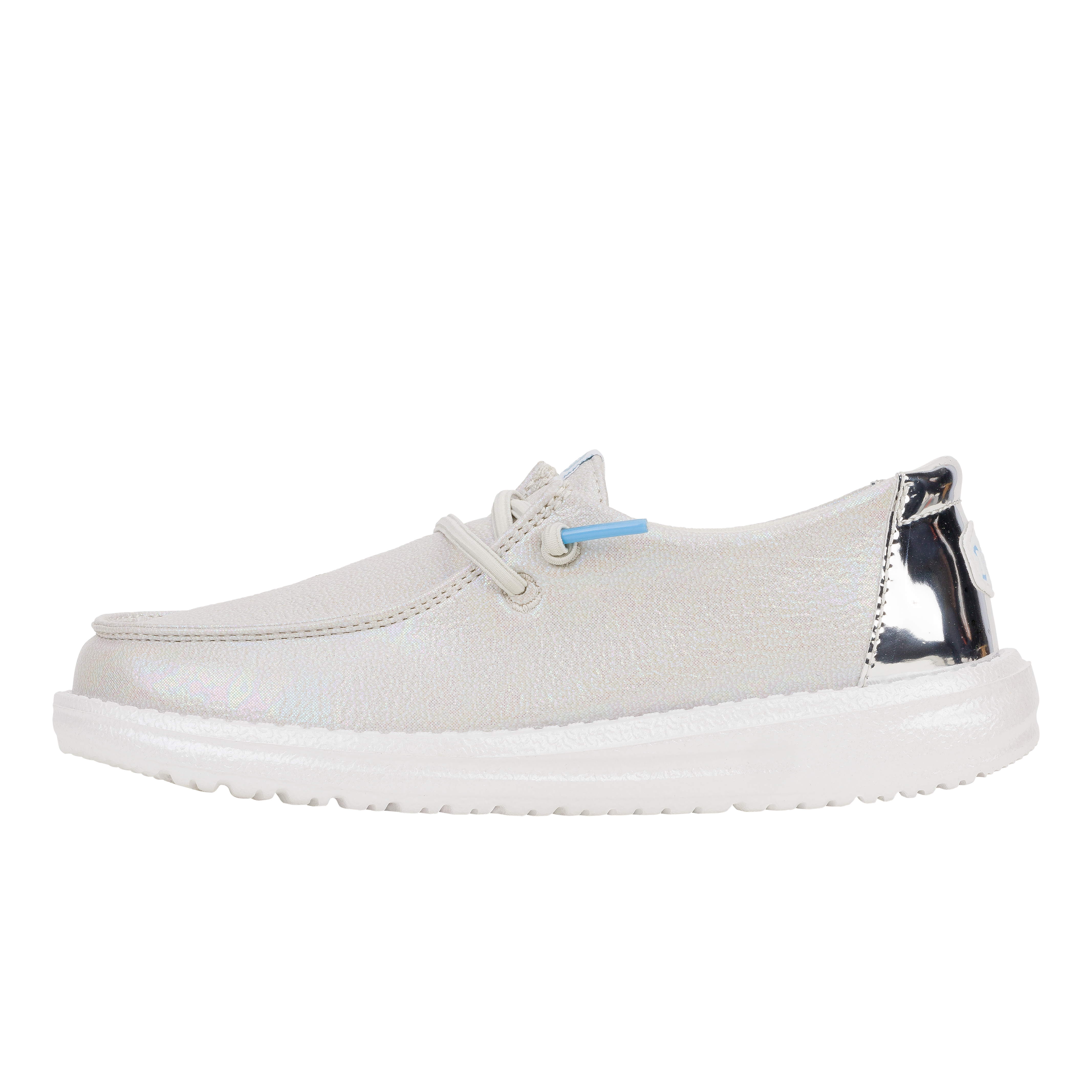 HEYDUDE shoes Wendy Youth Iridescent Sparkle Big Shoes
