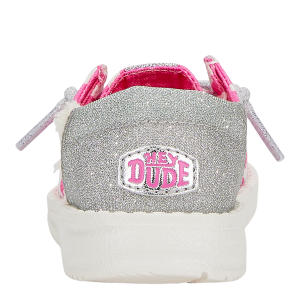 Wendy Toddler Funk Cowgirl Bling - Pink/Cow Silver