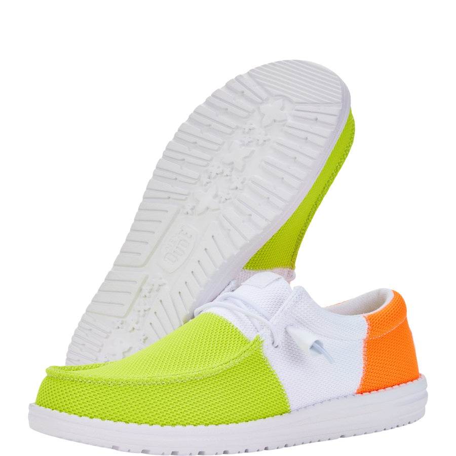 HEYDUDE shoes Wally Neon Tri Shoes