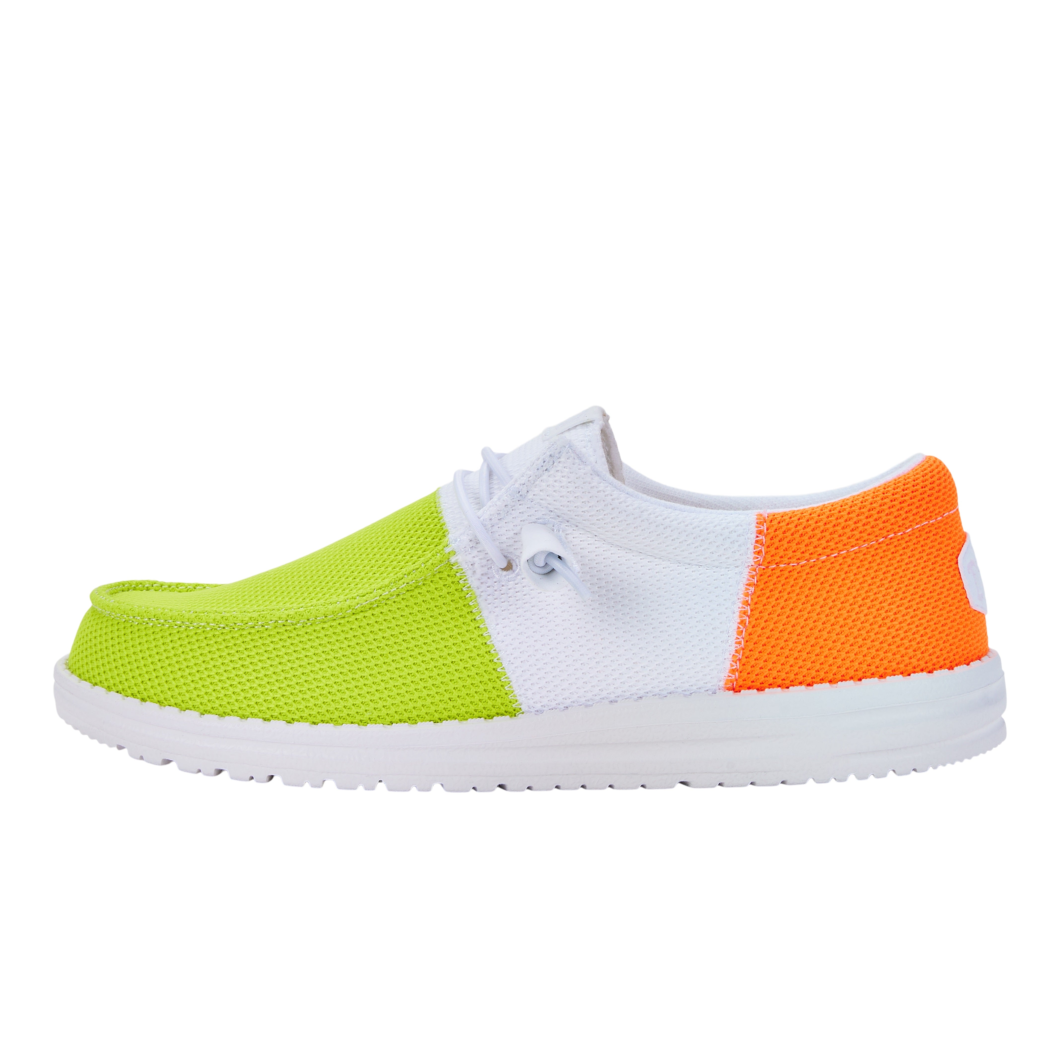 HEYDUDE Men s Casual Wally Neon Tri Lime punch Size 13