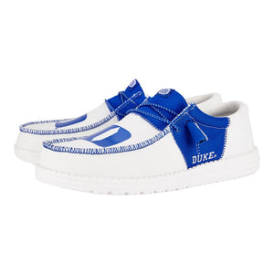 Men's Wally Tri Duke White/Blue Men's Casual Shoes HEYDUDE