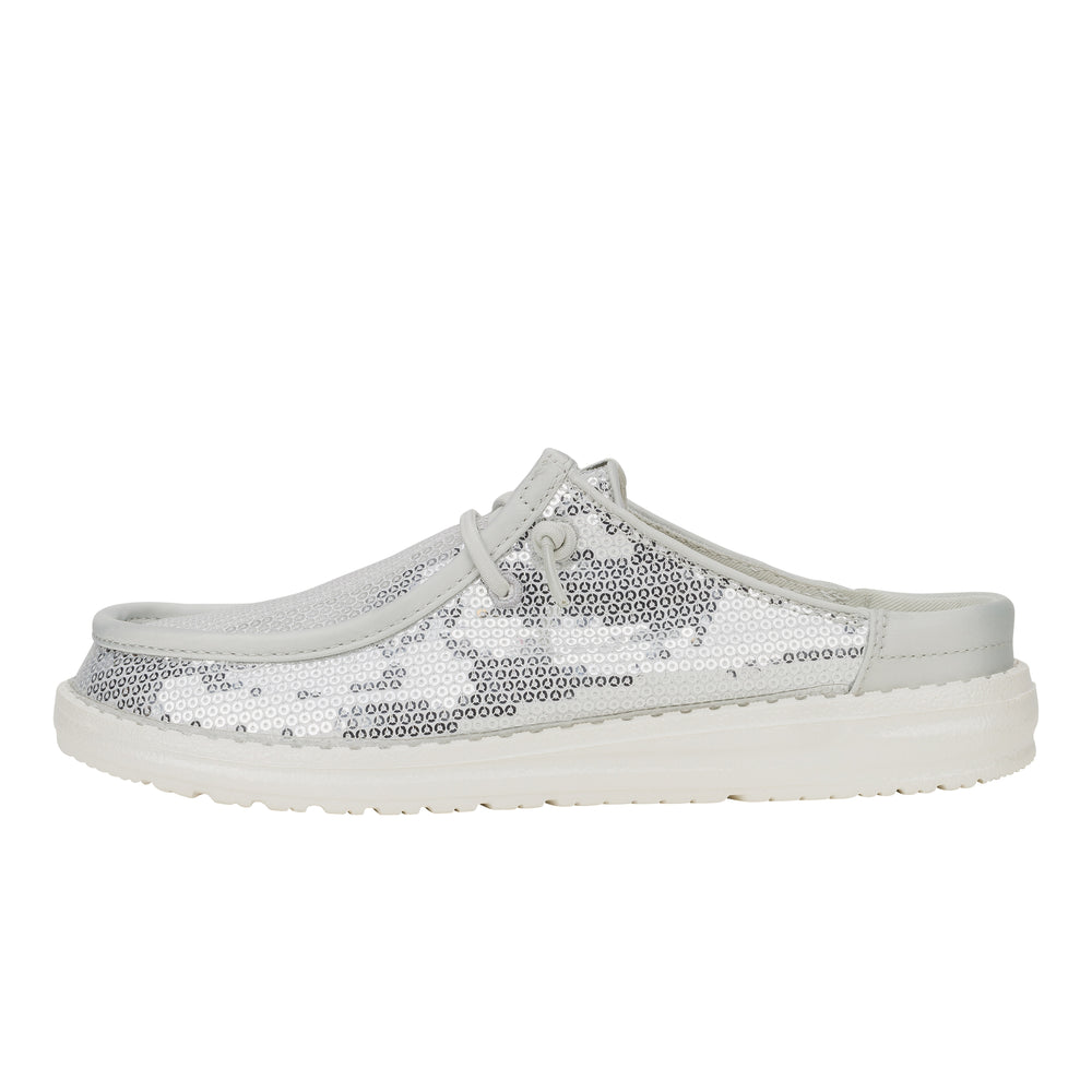 hey dude Wendy Slip Sequin White New Arrivals Shoes