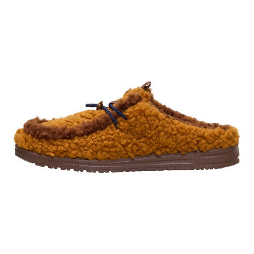 Wally Black And Orange Hey Dudes Wally Slipper – HEYDUDE Shoes