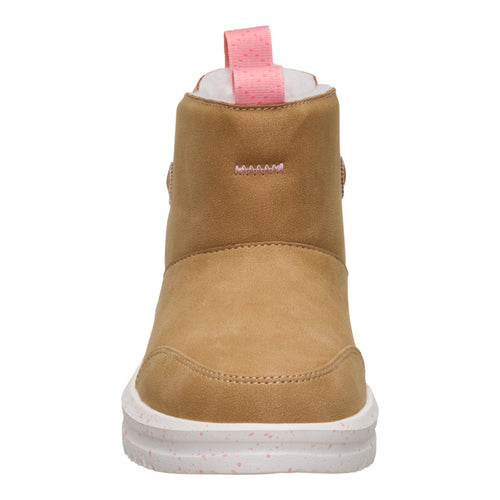 Camden Bow Boot Youth Cozy - Chestnut