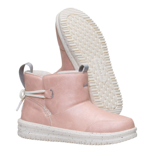 Camden Bow Boot Youth Cozy - Sparkle Pink - 3