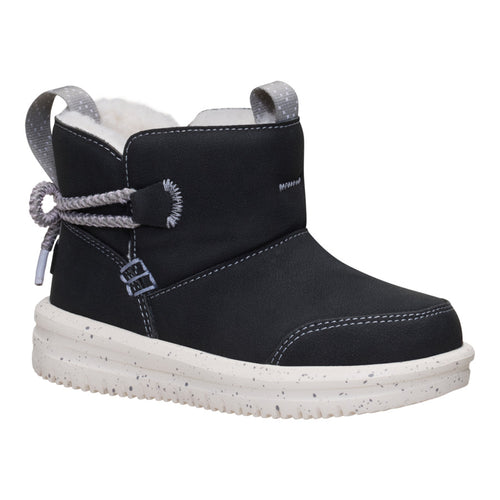 Camden Bow Boot Toddler Cozy - Black - 7