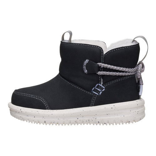 Camden Bow Boot Toddler Cozy - Black - 1