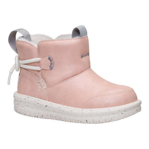 Camden Bow Boot Toddler Cozy - Sparkle Pink - 7