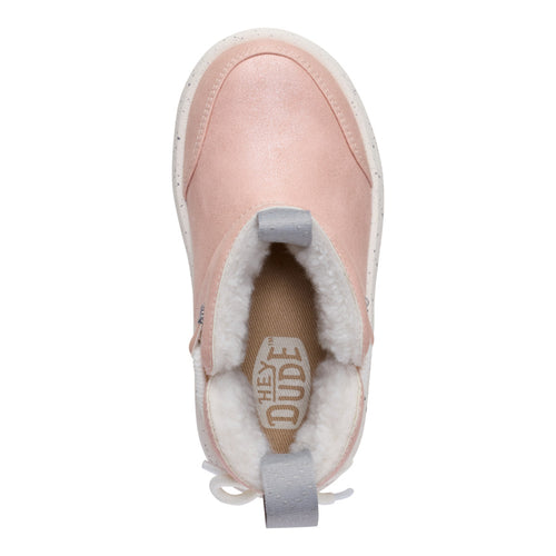 Camden Bow Boot Toddler Cozy - Sparkle Pink - 6